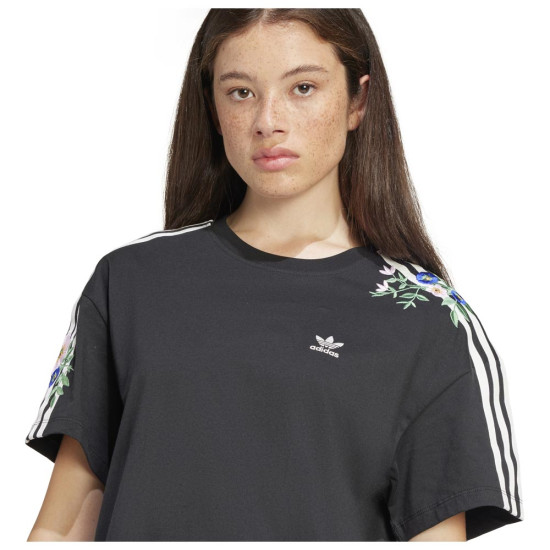 Adidas Γυναικεία κοντομάνικη μπλούζα Floral Loose